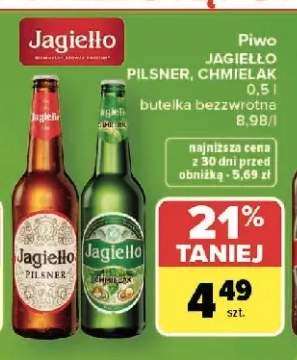 Piwo Jagiełło Chmielak butelka bezzwrotna