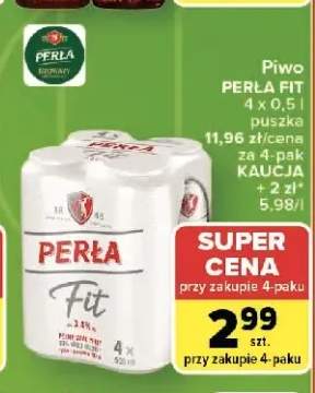 Piwo Perła Fit 4-pak puszka