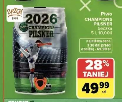 Piwo Champions Pilsner beczka