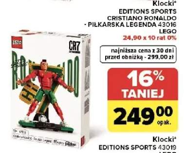 Klocki LEGO EDITIONS SPORTS CRISTIANO RONALDO - PIŁKARSKA LEGENDA 43016