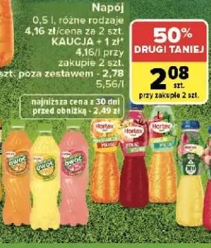 Napój pomarańcza mango Hortex