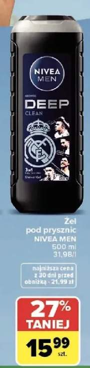 Żel pod prysznic NIVEA MEN