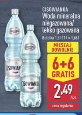 Woda mineralna lekko gazowana Cisowianka