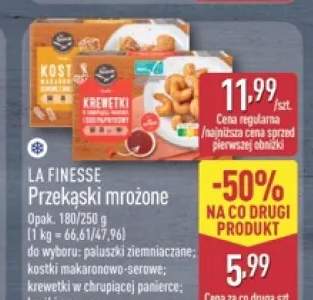 Przekąski mrożone La Finesse krążki serowe