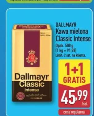 Kawa mielona DALLMAYR Classic Intense