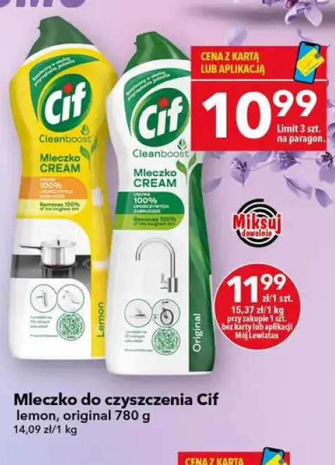 Mleczko do czyszczenia Cif