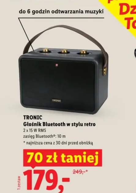 Głośnik Bluetooth w stylu retro TRONIC