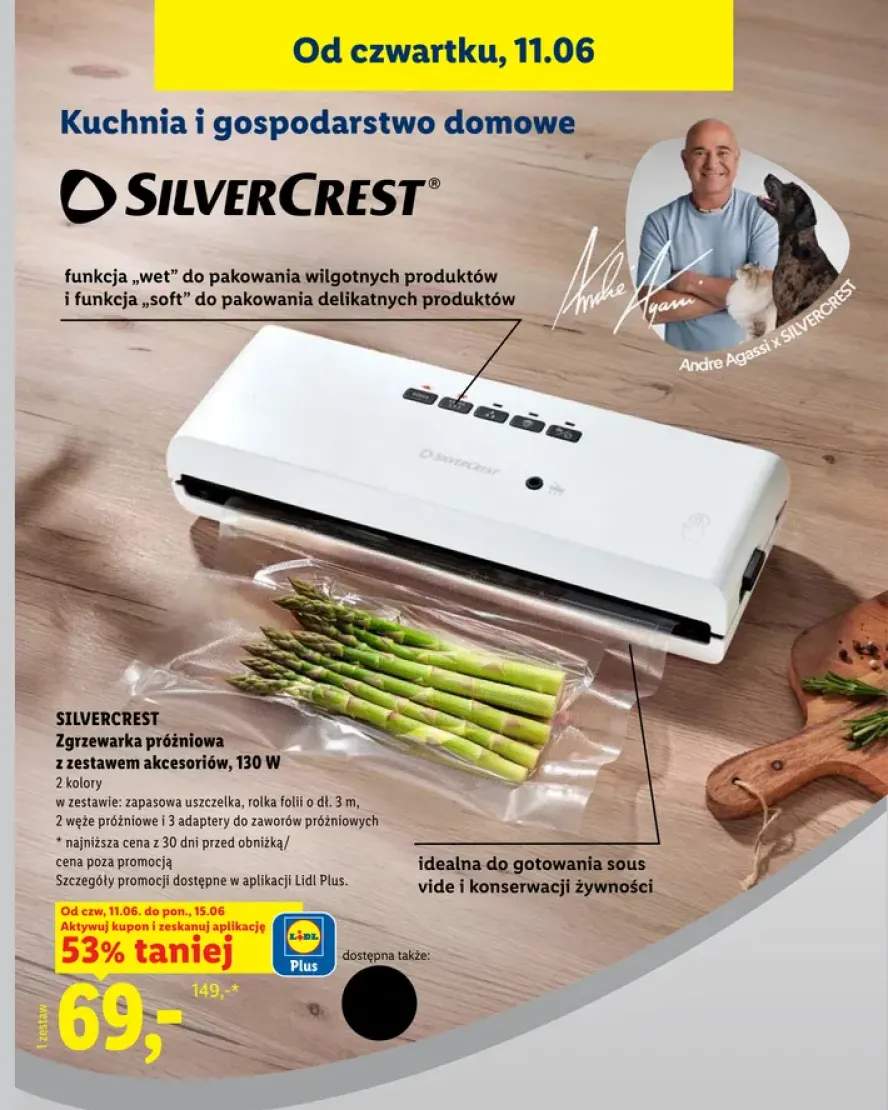 Zgrzewarka próżniowa SILVERCREST z zestawem akcesoriów 130W
