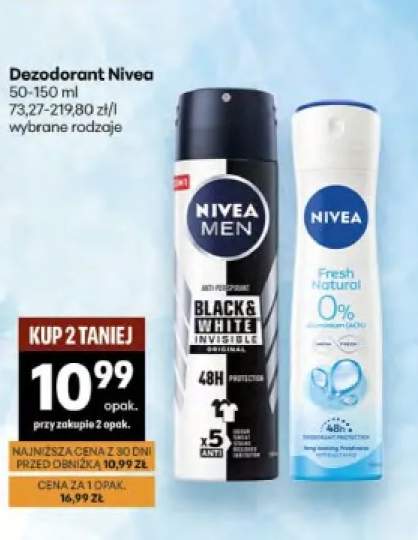 Dezodorant Nivea Fresh Natural