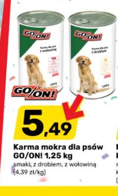Karma mokra dla psów z drobiem GO/ON!