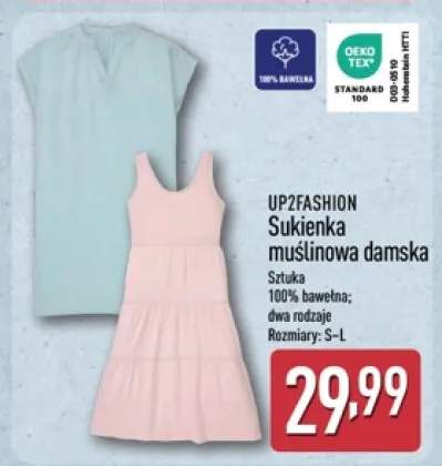 Sukienka muślinowa damska UP2FASHION