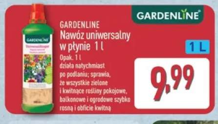 Nawóz uniwersalny w płynie GARDENLINE