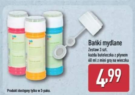 Bańki mydlane 3-pak 60ml