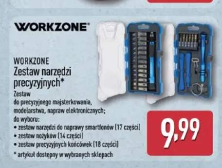 Zestaw narzędzi precyzyjnych WORKZONE