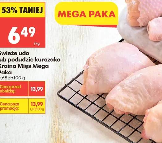 Świeże podudzie kurczaka Kraina Mięs Mega Paka