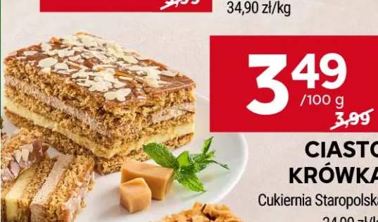 Ciasto krówka Cukiernia Staropolska