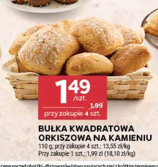 Bułka kwadratowa orkiszowa na kamieniu