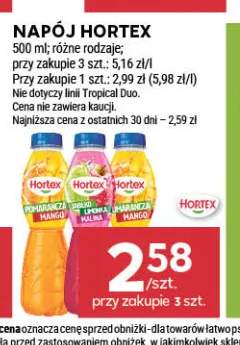 Napój Hortex jabłko wiśnia