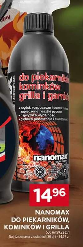 Preparat do piekarników, kominków i grilla Nanomax