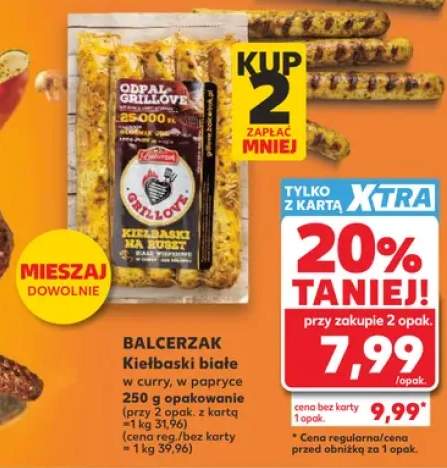 Kiełbaski białe w curry BALCERZAK