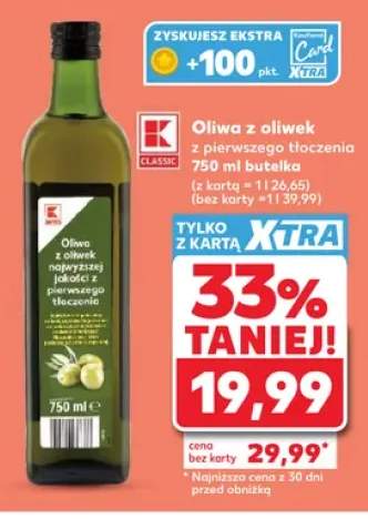 Oliwa z oliwek z pierwszego tłoczenia KAUFLAND CLASSIC