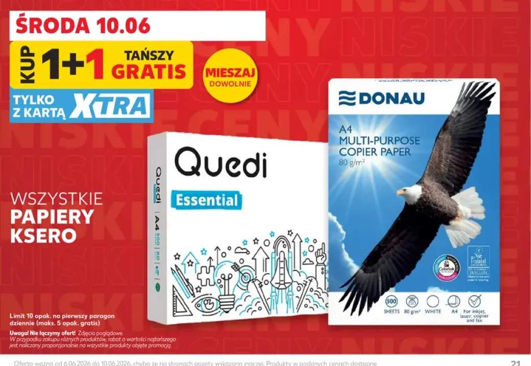 Papier ksero Donau A4 Multi-Purpose Copier Paper 80g/m2