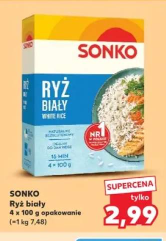 Ryż biały Sonko 4-pak 100g