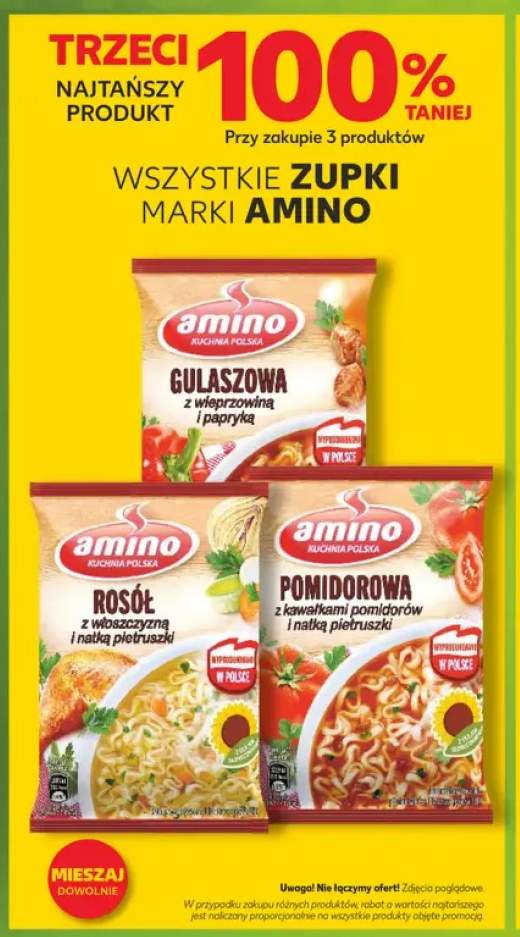 Zupka Rosół z włoszczyzną i natką pietruszki Amino