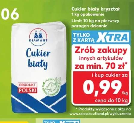 Cukier biały kryształ Diamant