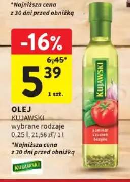 Olej KUJAWSKI pomidor czosnek bazylia