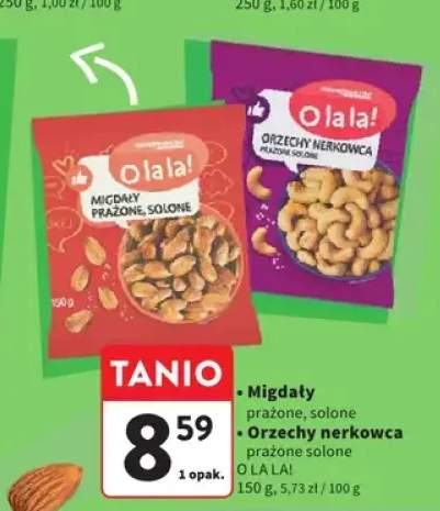 Migdały prażone solone O LA LA!