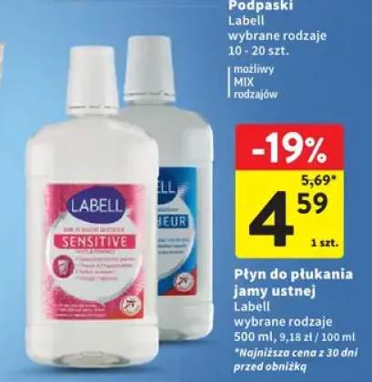 Płyn do płukania jamy ustnej Labell Sensitive