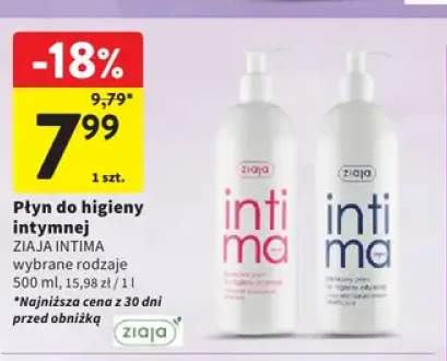 Płyn do higieny intymnej ZIAJA INTIMA konwaliowy