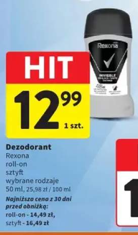 Dezodorant Rexona sztyft