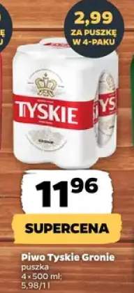 Piwo Tyskie Gronie 4-pak 500ml