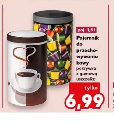 Pojemnik do przechowywania kawy z gumową uszczelką poj. 1,5l