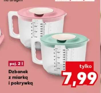 Dzbanek z miarką i pokrywką poj. 2l