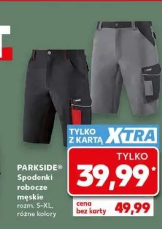 Spodenki robocze męskie PARKSIDE rozm. S-XL