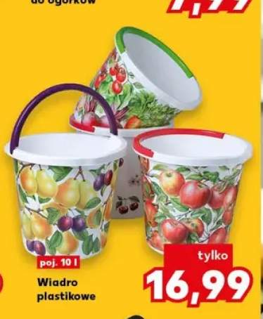 Wiadro plastikowe poj. 10l