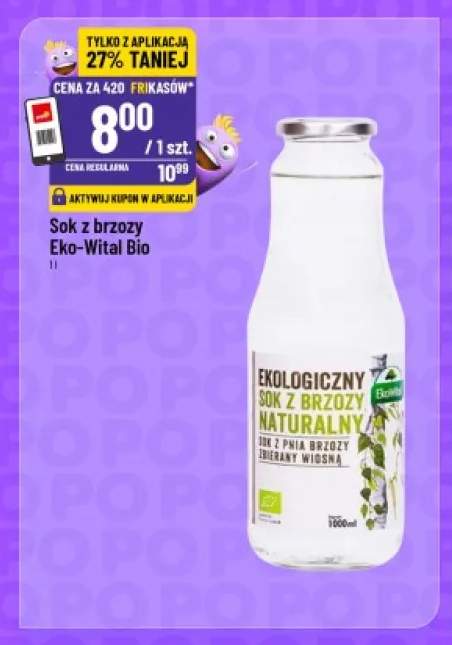 Sok z brzozy Eko-Wital Bio