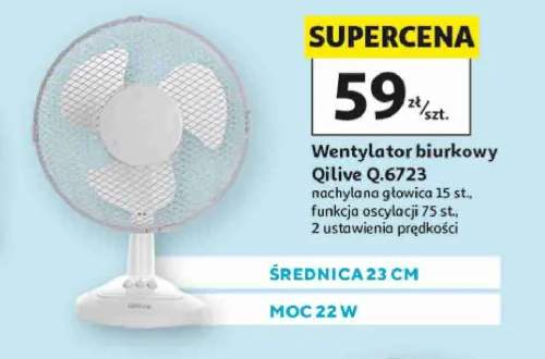 Wentylator biurkowy Qilive Q.6723 23cm 22W