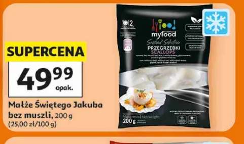 Małże Świętego Jakuba bez muszli myfood
