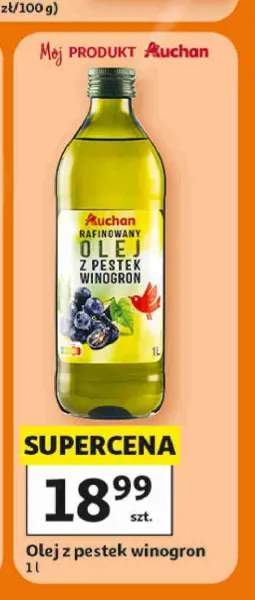 Olej z pestek winogron Auchan