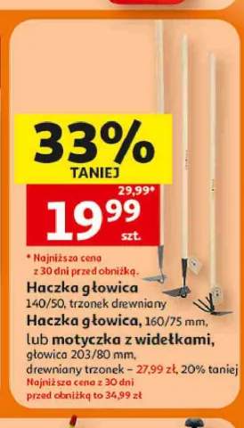 Haczka głowica 140/50 trzonek drewniany