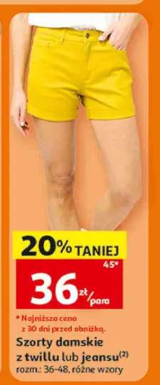 Szorty damskie z jeansu Inextenso