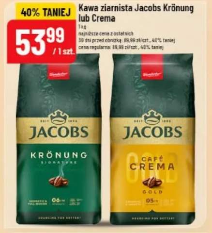 Kawa ziarnista JACOBS Crema
