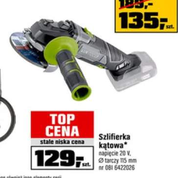 Szlifierka kątowa LUX-TOOLS napięcie 20V Ø tarczy 115mm