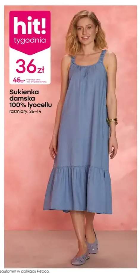 Sukienka damska 100% lyocellu