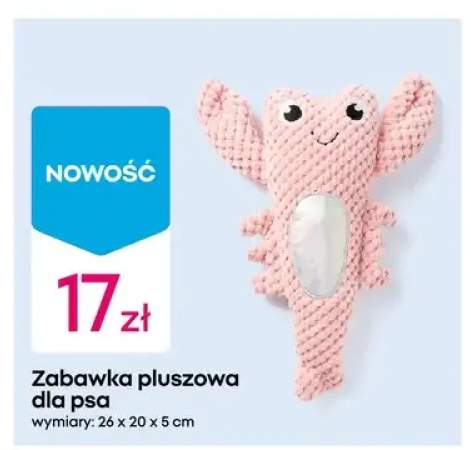 Zabawka pluszowa dla psa wymiary: 26x20x5 cm