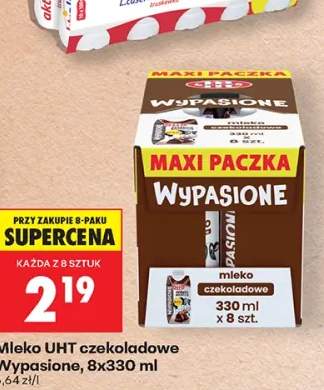 Mleko UHT czekoladowe Wypasione 8-pak 330 ml